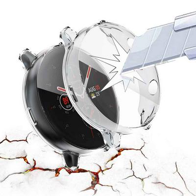 40mm Thickness Transparent Soft TPU Shockproof Protective Case for Samsung Galaxy Watch Active2