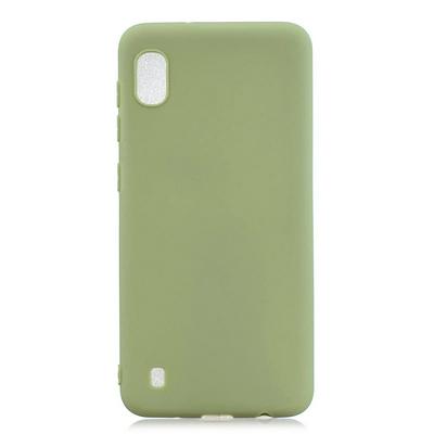 Solid Color Frosted Anti-Drop Anti-Scratch Soft TPU Back Cover Protective Case for Samsung Galaxy A01