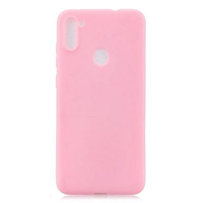 Solid Color Anti-Drop Anti-Scratch Soft TPU Back Cover Protective Case for Samsung Galaxy A11