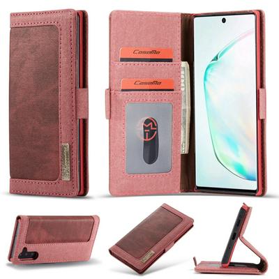 CaseMe 006 Series Card Holder Wallet Style with Stand and Magnetic Flip PU Leather + PC Cover Case for Samsung Galaxy Note10