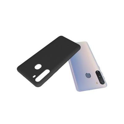 Black Frosted Anti-Drop Soft TPU Back Cover Case for Samsung Galaxy A21