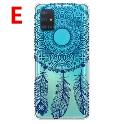 High Transparency Cute Cartoon Pattern Scratch Resistant Soft TPU Phone Cover for Samsung Galaxy A51 5G
