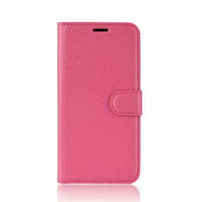 Lychee Pattern Side Flip Scratch Resistant PU Leather Wallet Phone Case with Stand and Card Slots for Samsung Galaxy A51 5G