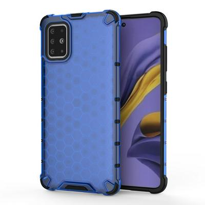 Honeycomb Pattern Detachable Hard PC + Soft TPU Back Cover Case for Samsung Galaxy A51