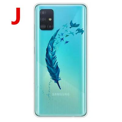 High Transparency Cute Cartoon Pattern Scratch Resistant Soft TPU Phone Cover for Samsung Galaxy A51 5G