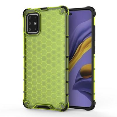 Honeycomb Pattern Detachable Hard PC + Soft TPU Back Cover Case for Samsung Galaxy A51