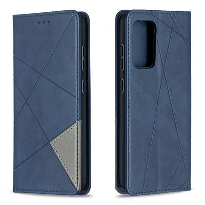 Rhombus Pattern Shockproof PU Leather Wallet Phone Case with Magnetic Closure and Card Slot Wallet Case for Samsung Galaxy A52 5G