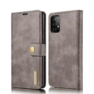 For Samsung Galaxy A52 5G Bifold Flip Wallet Quality Leather Case with Snap Button Closure