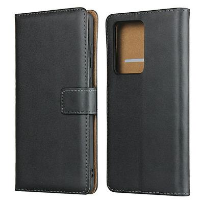 Solid Color Shockproof Side Flip Genuine Leather + Soft TPU Card Slots with Stand and Magnetic Buckle Wallet Case for Samsung Galaxy S20 Ultra