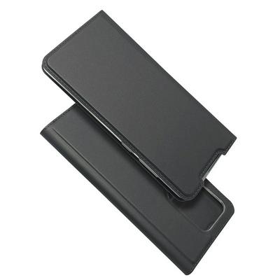 Strong Magnetic Voltage Solid Color Shockproof Side Flip PU Leather + Transparent TPU with Card Slot and Stand Protective Case for Samsung Galaxy S20 Ultra