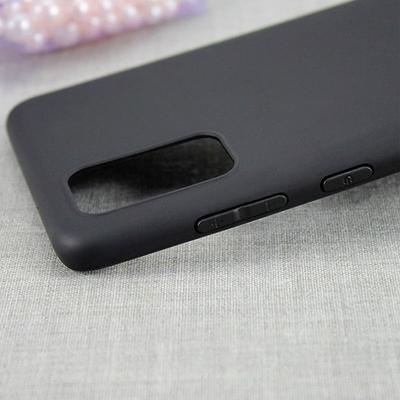 Solid Color Frosted Anti-Fall Soft TPU Back Cover Case for Samsung Galaxy S20+