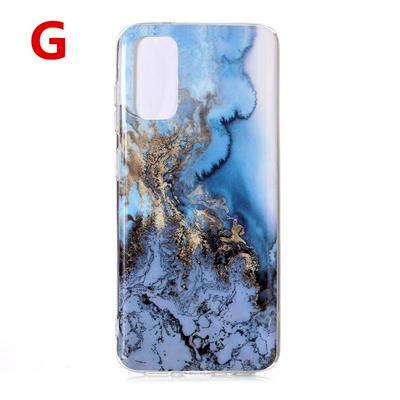 Marble Pattern Lightweight Shockproof Anti-Scratch Soft TPU Back Cover Case for Samsung Galaxy S20+