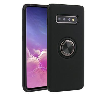 Cool 2 in 1 Detachable Hard PC with Ring Stand + Soft TPU Back Cover Case for Samsung Galaxy S10 