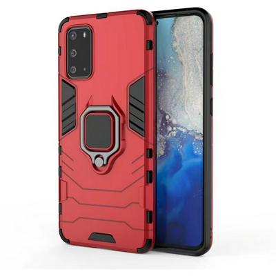 Black Panther 2 in 1 Detachable Magnetic Attraction Shockproof with Stand Hard PC + Soft TPU Back Cover Case for Samsung Galaxy S20 Plus