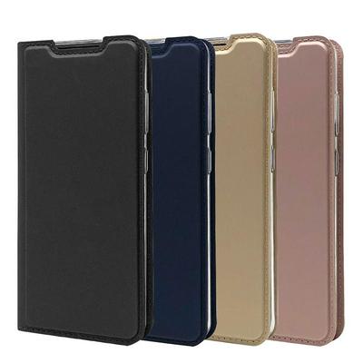 Strong Magnetic Voltage Solid Color Shockproof Side Flip PU Leather + Transparent TPU with Card Slot and Stand Protective Case for Samsung Galaxy S20