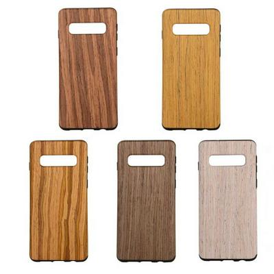 Wood Pattern Soft TPU Back Cover Case for Samsung Galaxy S10+ / S10 Plus