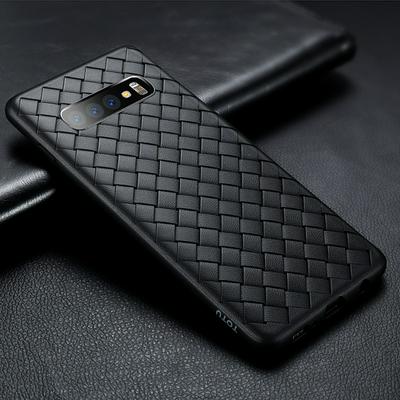 TOTU Woven Texture Soft TPU Back Cover Protective Case for Samsung Galaxy S10e / S10 Lite
