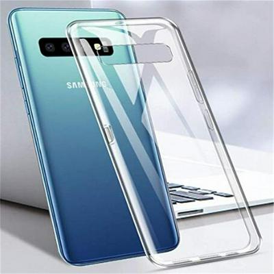 Super Slim & Lightweight High Transparent Watermark Resistant Soft TPU Back Cover Protective Case for Samsung Galaxy S10+ / S10 Plus