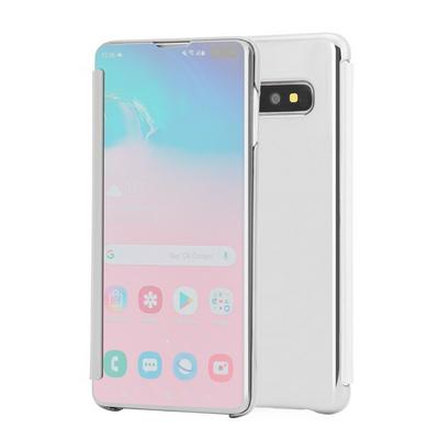 Mirror Effect Electroplated PU Leather + PC Protector Case for Samsung Galaxy S10 Lite