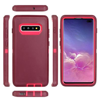 3 in 1 Detachable Shockproof Hard PC Front Frame + Soft Silicone Inner + Hard PC Rear Shell Hybrid Back Cover Case for Samsung Galaxy S10e