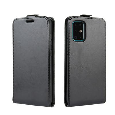 R64 Pattern Single Fold Edge Up and Down Vertical Flip PU Leather + Soft TPU with Magnetic Buckle and Card Slot Case for Samsung Galaxy S11
