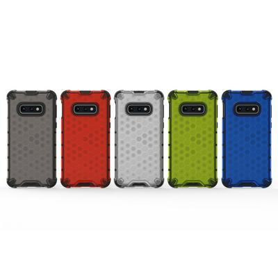 Honeycomb Pattern Detachable PC + TPU Back Cover Case for Samsung Galaxy S10 Lite