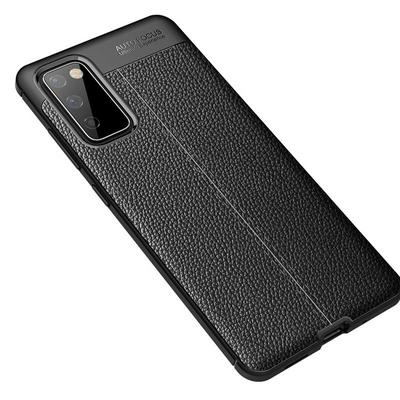 Litchi Pattern Brushed Shockproof Soft TPU Back Cover Case for Samsung Galaxy S20 FE