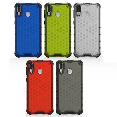 Honeycomb Pattern Detachable PC + TPU Back Cover Case for Samsung Galaxy M20
