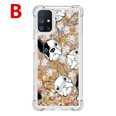 Quicksand Scratch Proof and Drop Resistant Soft TPU Back Cover Phone Case for Samsung Galaxy M51