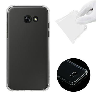 Shockproof Anti-Scratch Transparent Soft TPU Back Cover Protective Case for Samsung Galaxy A5 (2017) / A520