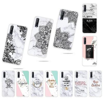 Colorful Marble Pattern Anti-Scratch Soft TPU Back Cover Case for Samsung Galaxy A50