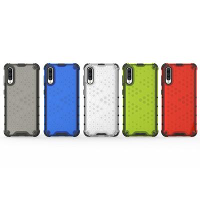 Honeycomb Pattern Detachable PC + TPU Back Cover Case for Samsung Galaxy A50