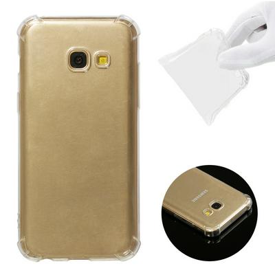 Shockproof Anti-Scratch Transparent Soft TPU Back Cover Protective Case for Samsung Galaxy A3 (2017) / A320