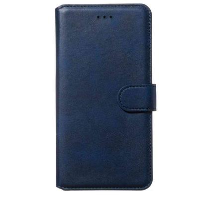 Classic Calf Pattern Side Flip Shockproof PU Leather + Soft TPU Magnetic Buckle with Card Slots and Stand Wallet Protective Case for Samsung Galaxy A20e