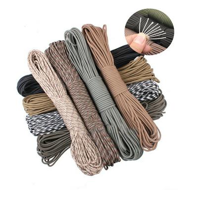 550 Military Regulations 9 Core Umbrella Rope Outdoor Woven Bracelet Special Rope Parachute Cord Lanyard Camping Tent Rope 