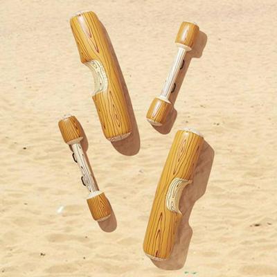 Children Adult Swimming Ring Water Against Game Wood Grain Inflatable Floating Row Mount Joust Pool Sports Bumper Toys Party Gladiator Raft Kickboard