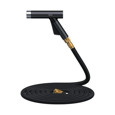 Flexible Extendable Hose with Pressure Nozzle for Car Washing, Watering and Window Cleaning - 30m After Water Running Through