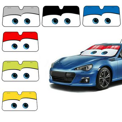 6 Colors Eyes Heated Windshield Sunshade Car Window Windscreen Cover Sun Shade Auto Sun Visor Car-covers Car Solar Protection Sunscreen Hot Insulation