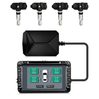 Tire Pressure Monitoring System USB Powred Tire Pressure Siganl Receiver Compatible with Android-based Navigator 