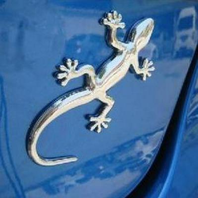 Personality 3D Gecko Lizard Waterproof Reflective Car Decal Sticker Car Styling 