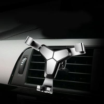 Metallic Car Phone Mount Weight Sensoring Air Vent Phone Holder for iPhone, Samsung, HUAWEI