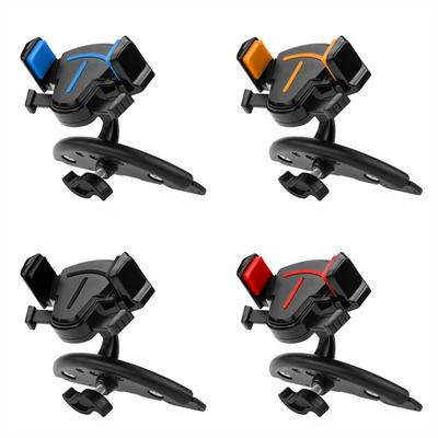 XWJ-009A CD Port Universal Mobile Phone Buckle Type Car Universal Lazy Multi-Function 360 Degree Car Navigation Bracket