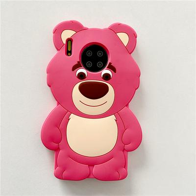 3D Cartoon Cute Bear Pattern Shockproof Soft Silicone Back Cover Case for Huawei Mate 30 Pro