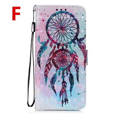 Color Painted Side Flip Scratch Resistant PU Leather Wallet Phone Case with Stand and Lanyard for HUAWEI P40 Pro