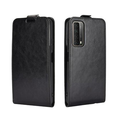 R64 Pattern Single Folded Edge Vertical Flip Folio Scratch Resistant PU Leather Wallet Phone Case for HUAWEI P Smart 2021