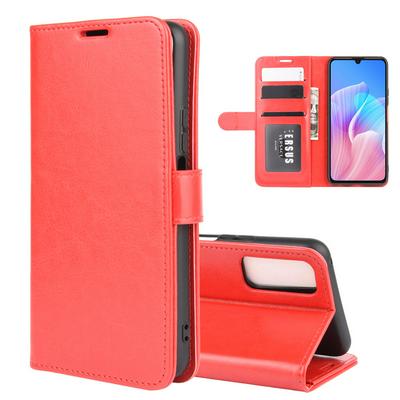 R64 Pattern Single Folding Edge Left and Right Open Scratch Resistant PU Leather Phone Cover with Stand and Card Slots for HUAWEI Honor 30 Youth/ Enjoy 20 Pro/Enjoy Z 5G