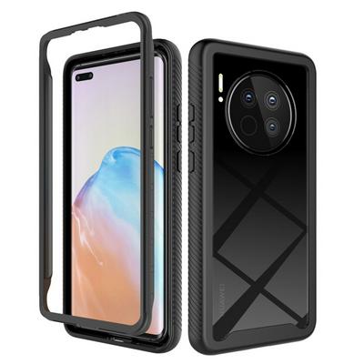 3 in 1 Card PC + TPU Shockproof Case for Huawei Mate 40 Soft Frame Back Cover