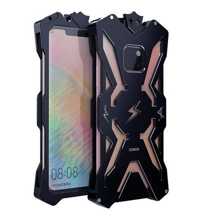 Zimon Thor Series Shockproof Aluminum Metal Back Cover Case for Huawei Mate 20 Pro