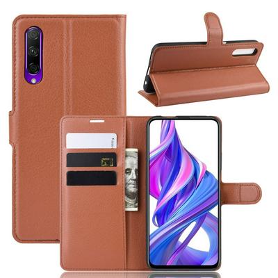 Huawei Honor 9X PRO PU Leather Litchi Phone Case Flip Wallet Cover Phone Holder Open Left and Right with Phone Holder Wallet for Huawei Honor 9X PRO Phone Case with Card Holder