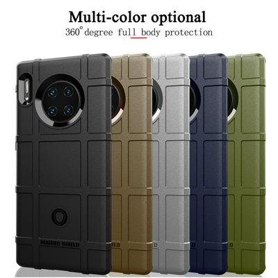 Rugged Shield Frosted Four Corners Airbag Design Non-Slip Soft TPU Back Cover Case for Huawei Mate 30 Pro / Mate 30 RS